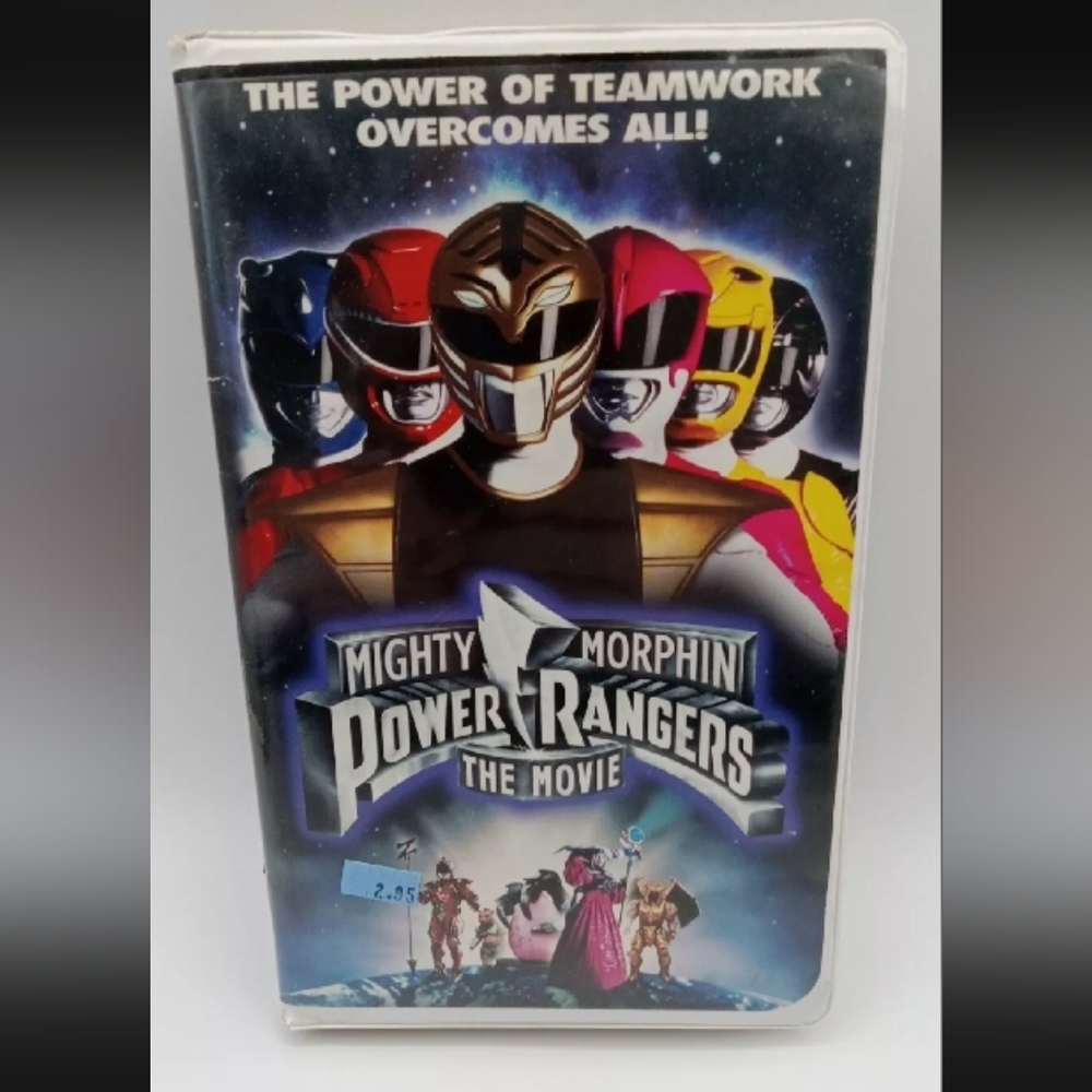 Mighty Morphin Power Rangers The Movie VHS 1995 Vintage Tape